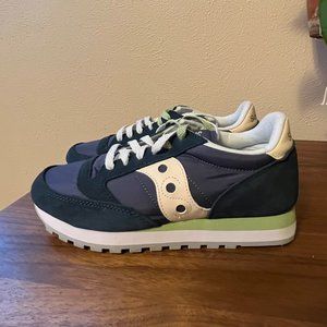 Like New!!! women’s Saucony Jazz Original size 8 Blue & Green